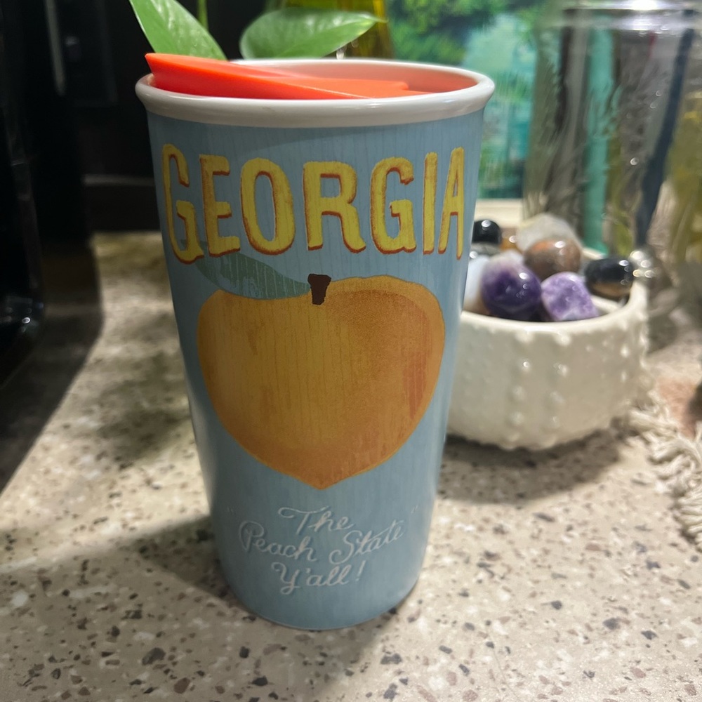 Starbucks 2016 Georgia Ceramic Travel Mug 12 oz